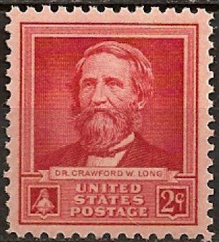 Scott Catalog #875 - Dr. Crawford Long, VF Centering! MNH