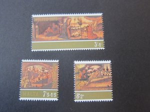 Malta 1975 Sc B20-22 set MNH