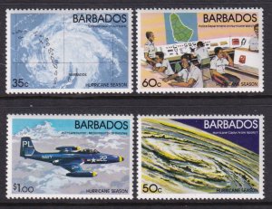 Barbados 555-558 Airplanes MNH VF