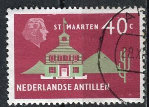 Netherlands Antilles 1958: Sc. # 252; Used Single Stamp