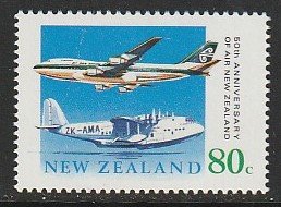 1990 New Zealand - Sc 978 - MNH VF - single - Air New Zealand