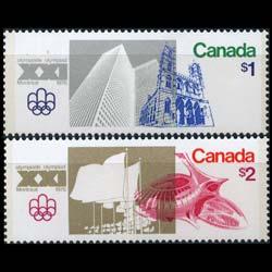 CANADA 1976 - Scott# 687-8 Olympics Set of 2 NH