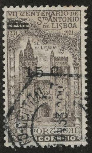 PORTUGAL Scott 543 Used from 1933 St Anthony overprint set