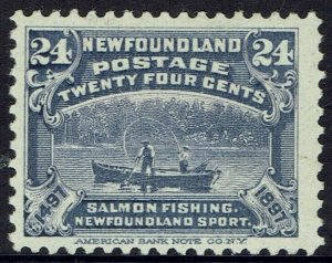 NEWFOUNDLAND 1897 400TH ANIVERSARY 24C FISHING BOAT