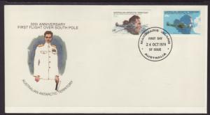 Australian Antarctic Territory L35-L36 Anniversary South Pole Flight U/A FDC