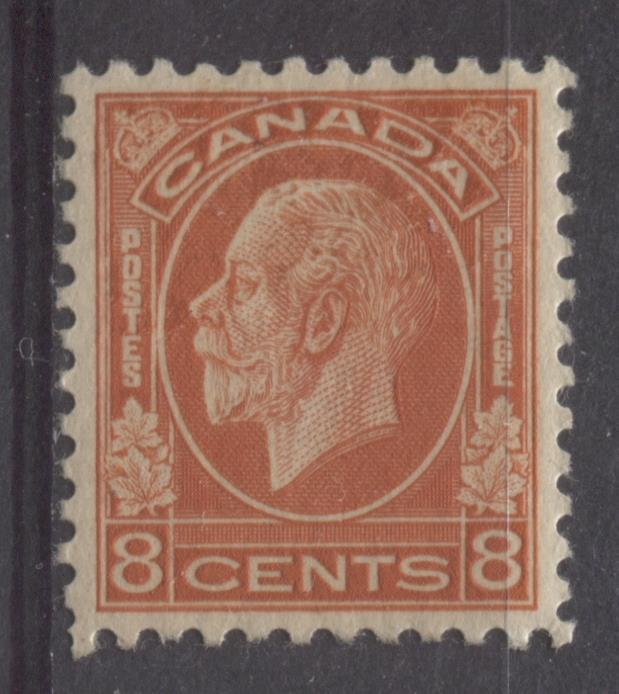 Canada #200 8c Deep Red Orange 1932-35 Medallion Issue Mottled Gum VF-84 OG