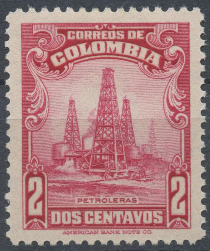 Colombia 1935 MLH Stamp - 437 | Oil Wells
