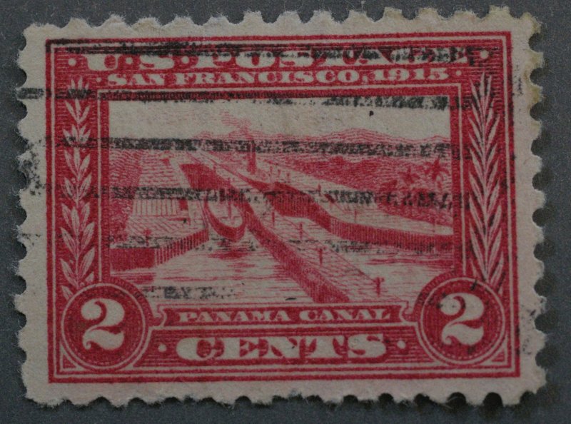 United States #402 2 Cent Panama-Pacific Used