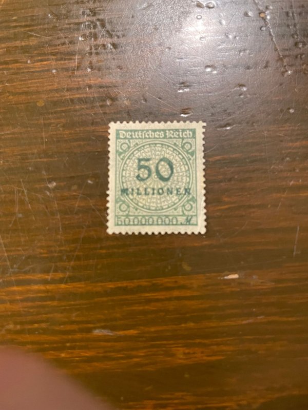 Germany SC 289 M, HM 50m Mk (Dull Olive Green) Large Number (3) VF/XF