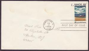 1339 Illinois Statehood uncacheted FDC