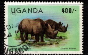 Uganda - #404 Black Rhinocerous - Used