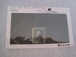 US #407Used SCV $14.00