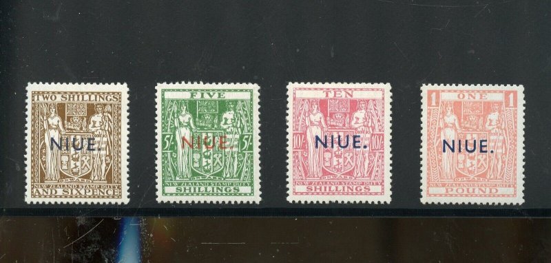 NIUE SCOTT #89A/89D MINT HINGED--SCOTT $445.75