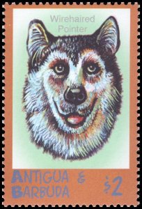 Antigua & Barbuda 2000 Sc 2354-2357 Dog Boxer Malamute Pointer Saluki CV $5.50