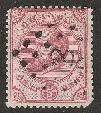 Netherlands Antilles 1876 Sc 3b used