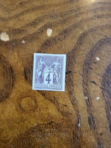 Stamps French colonies Scott #40 h