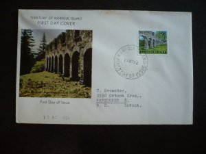 Postal History - Norfolk Island - Scott# 52 - First Day Cover