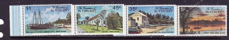 St Vincent Grenadines-Sc#73-6-Unused NH set-Union Island-1976-