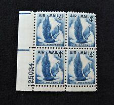 SCOTT # C48/C50 AIR MAIL PLATE BLOCKS MINT NEVER HINGED !!