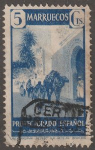 Spanish Morocco,  stamp, Scott#234A,  used,  hinged,  #S-234A