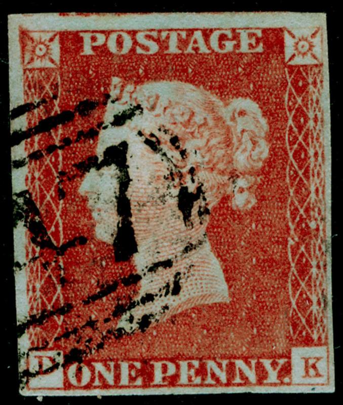 SG8, 1d red-brown, FINE USED.