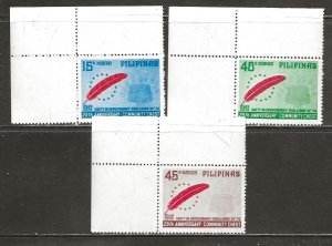 Philippines Scott catalog # 1239-1241 Mint NH