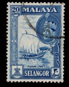 MALAYA-Selangor Scott 120 Used stamp