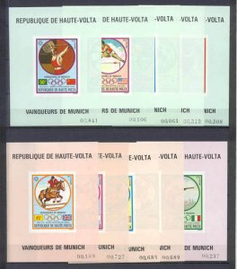 Burkina Faso C109-23/ 10 MNH s/s Olympic-72