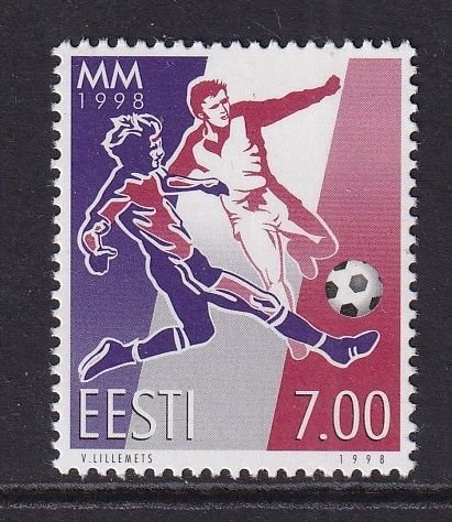 Estonia  #341  MNH  1998  world cup soccer France