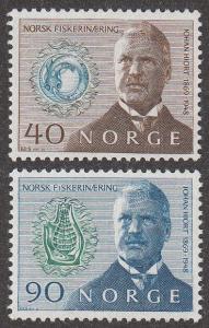 Norway 535-536 MNH CV $4.00