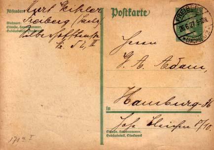 Germany, Government Postal Card