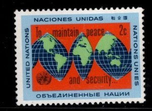 United Nations UN Scott 125 Map Stamp MNH**