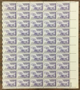 C42    Post Office Building     MNH 10¢  Sheet of 50  FV $5.00    Issued 1949