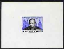 Liberia 1966 Churchill Commemoration 25c imperf deluxe sh...