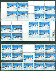 EDW1949SELL : INDIA 1983 Scott #1007 Antarctic 30 copies All VF MNH Catalog $180