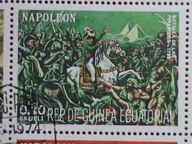 GUINEA EQUATORIAL STAMP- THE STORY OF NAPOLEON CTO-MNH STAMP SHEET  VERY RARE