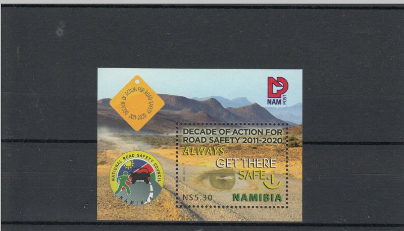 Namibia 2011 MNH Decade of Action for Road Safety SG#MS1167 Eye Desert Road