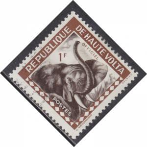 Burkina Faso O1 Elephant 1963