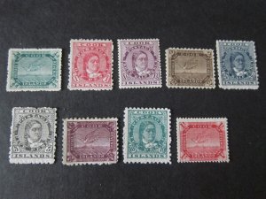 Cook Islands 1902 Sc 30-37,44 MH