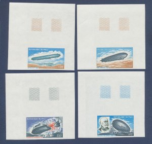 MALI  - Scott C305-C308 - MNH imperforate - Zeppelin - 1977 ---c