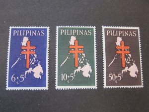 Philippines 1963 Sc B23-5 set MNH