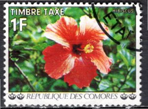 Comoro Islds.; 1977: Sc. # J6; Used CTO Single Stamp