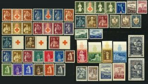 CROATIA WWII German Occupation Semi-Postal Stamp Collection Mint LH