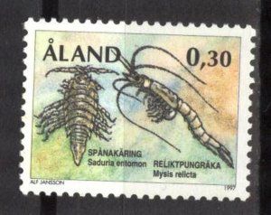 Aland Finland 1997 Fauna Relic Forms of the Ice Age Crustaceans MNH