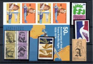 AUSTRALIA 1972/78 Birds Wildlife Sport Air MNH MH Appx 100 Items(hat 142)