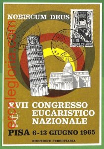 30178 - ITALY - VINTAGE POSTCARD - Pisa EUCARIST CONGRESS 1965-