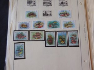 St Kitts 1983-1989 Mint/MNH Stamp Collection on Scott Intl Album Pages