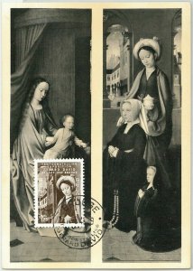 57027 - BELGIUM - POSTAL HISTORY: MAXIMUM CARD 1949 - ART religion-