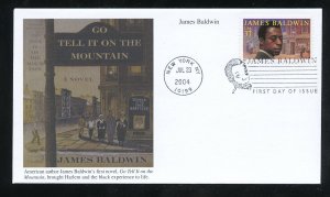 US 3871 Litrary Arts James Baldwin UA Mystic cachet FDC