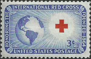 # 1016 MINT NEVER HINGED RED CROSS